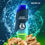 Zencefil ferahlığı duş jeli ve şampuan - Yeni kutusu ile