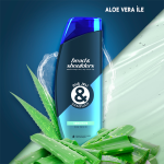 aloe vera ile formüle edilmiş duş jeli ve şampuan