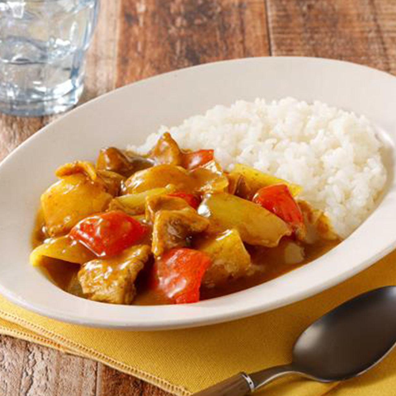 ヱスビー食品　レンジで☆簡単ポークカレー