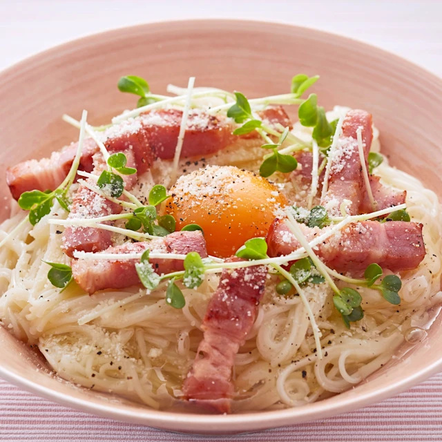 洋風!カルボナーラ風そうめん