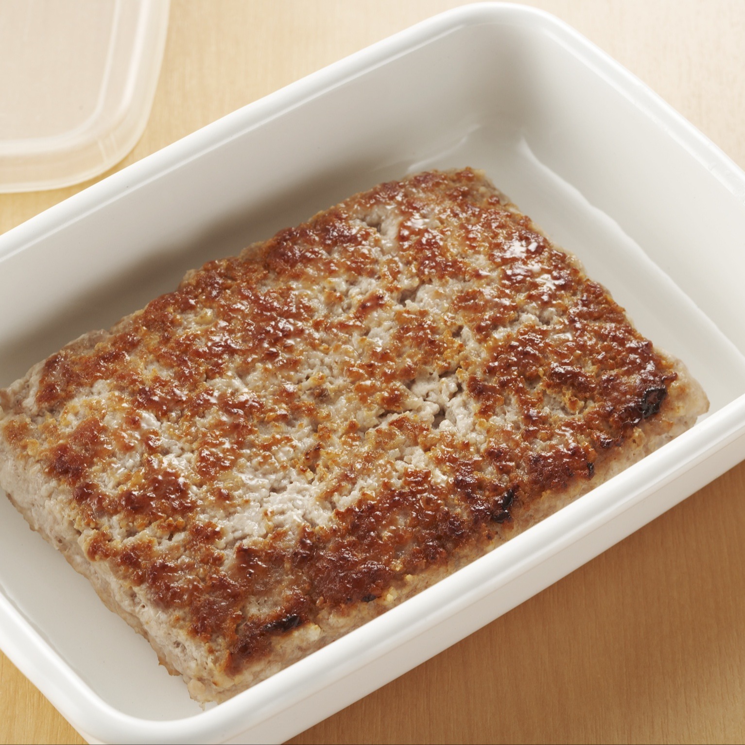 豚ひき肉かたまり焼き