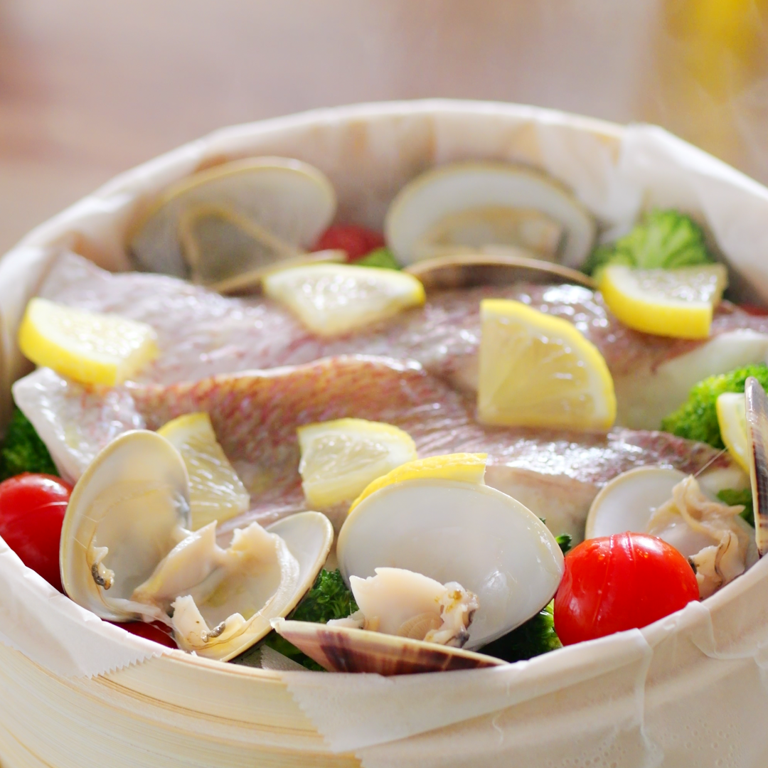 蒸籠春のアクアパッツァ風