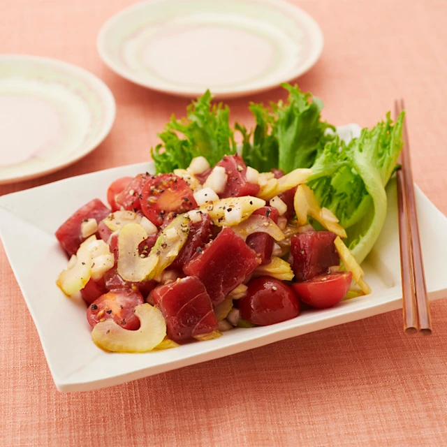 マグロのポキサラダ