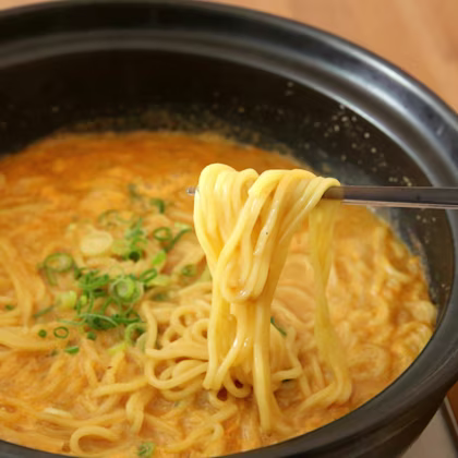 こまぜ術®で担々麺風(鍋の〆メニュー)