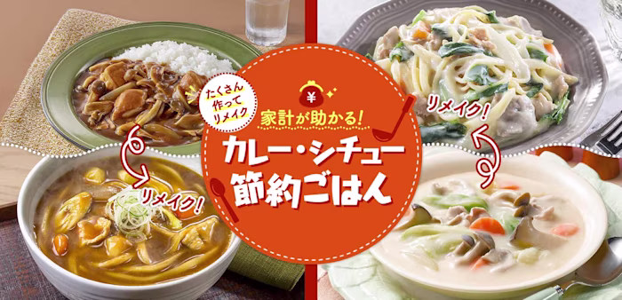家計が助かる!カレー・シチュー節約ごはん