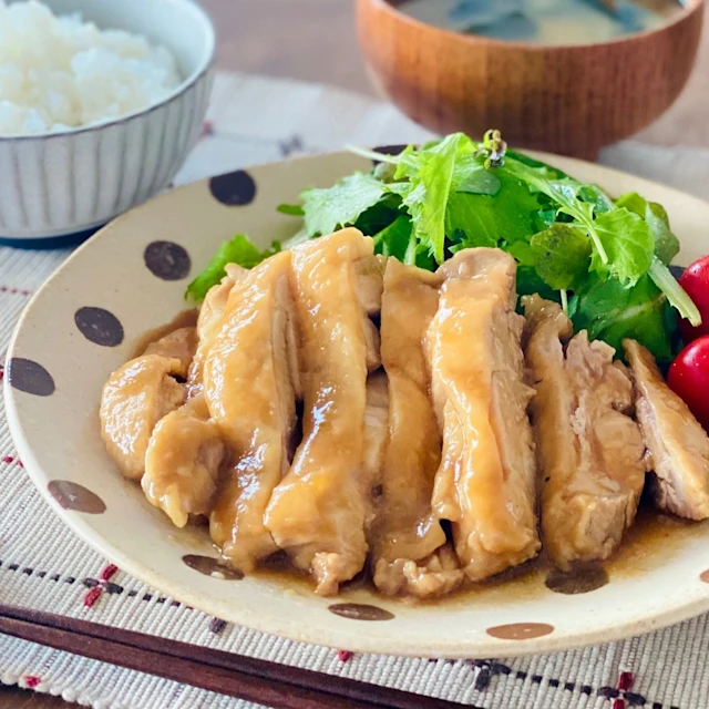 レンチンでさっぱり照り焼きチキン