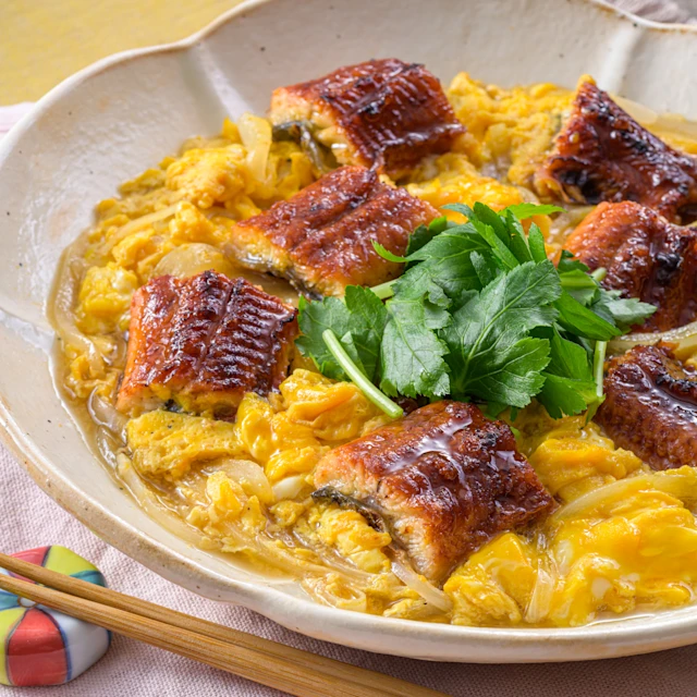 うなぎの卵とじ