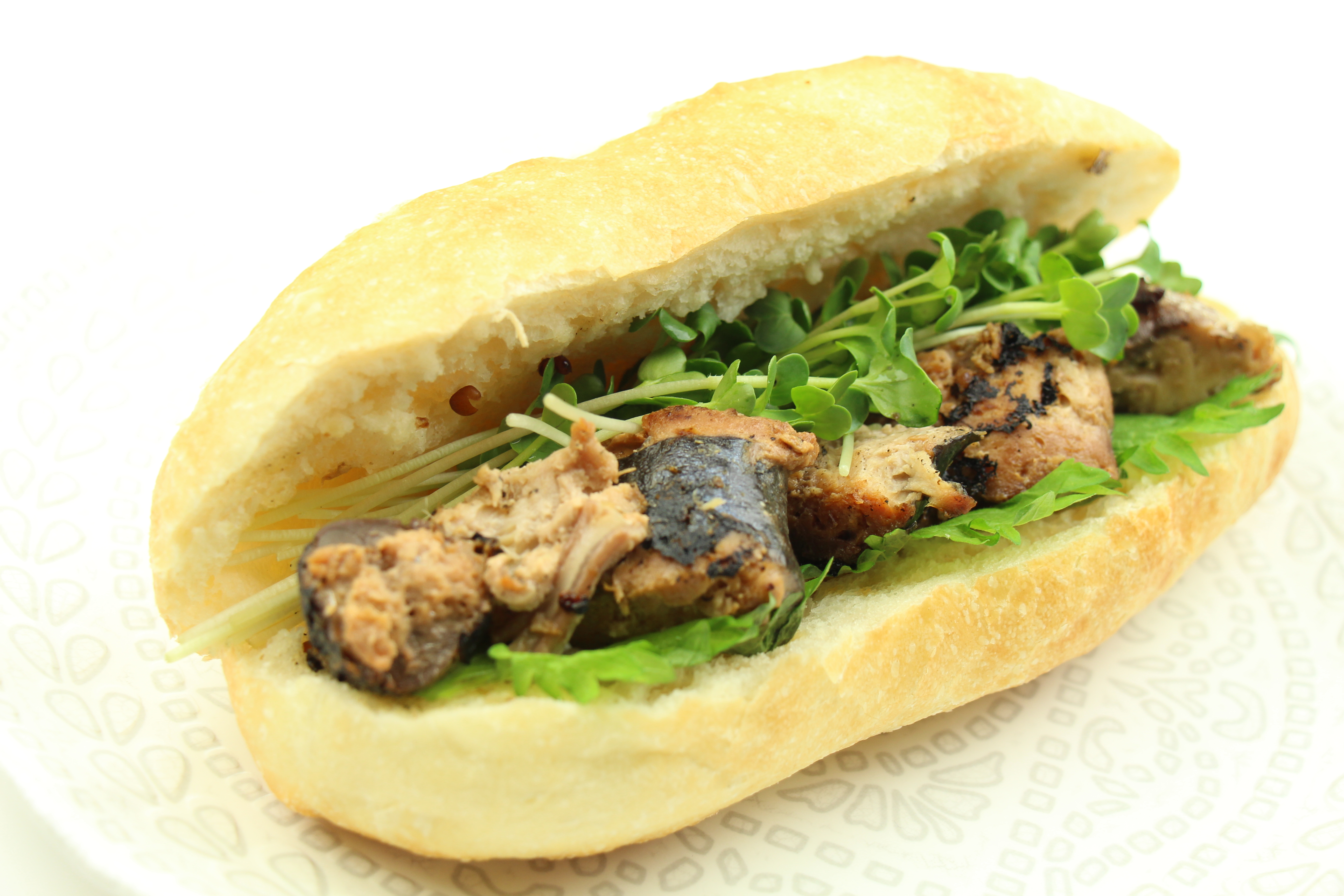 サバ缶で簡単バインミー風