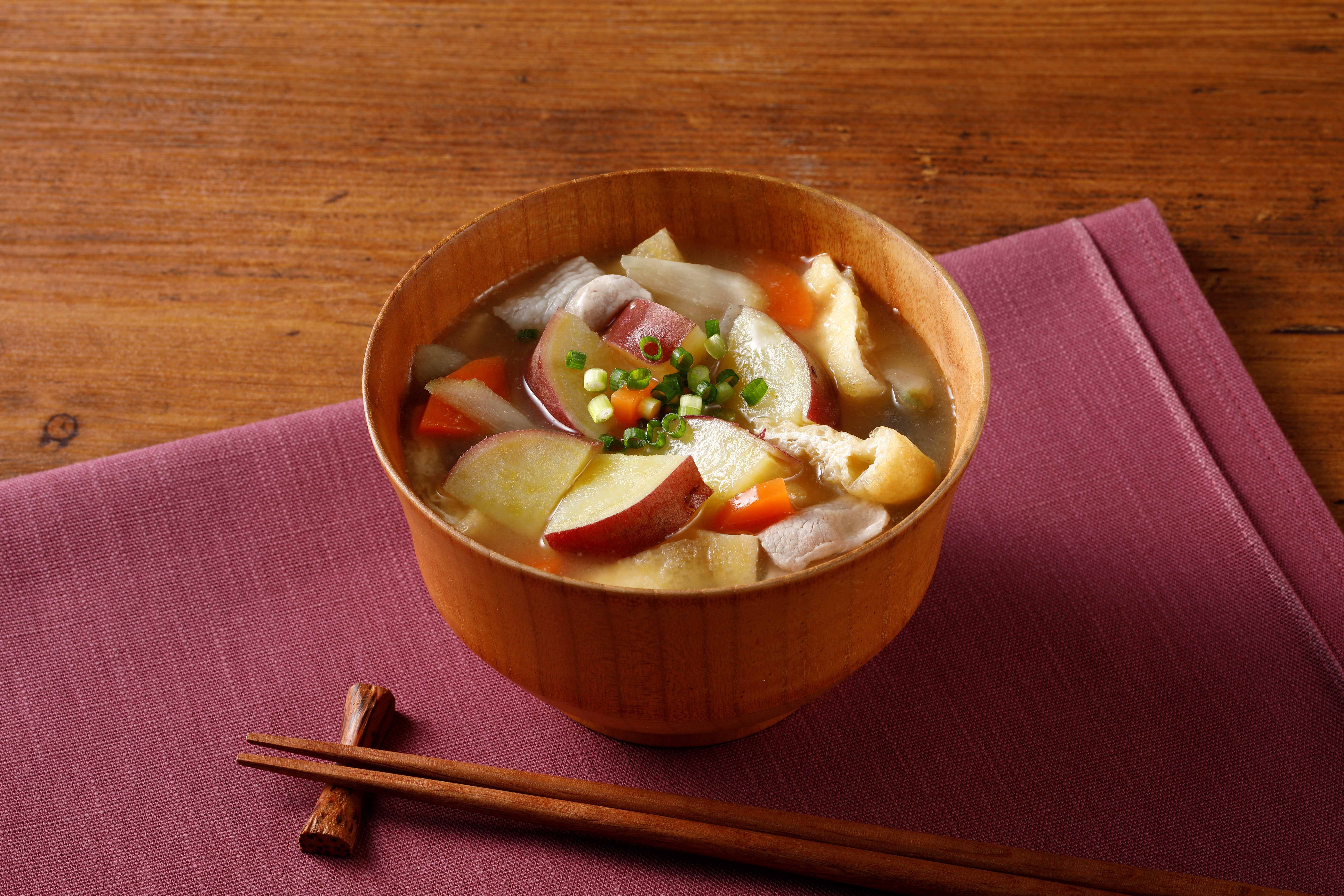 さつまいものめった汁