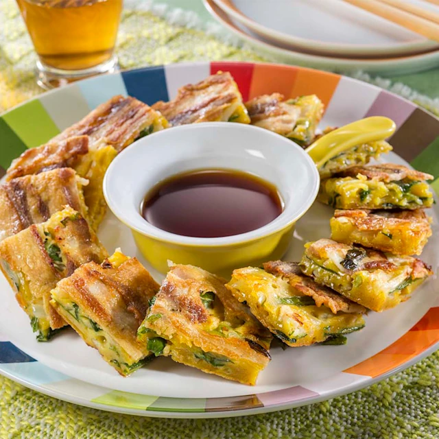 もやしカレーチヂミ