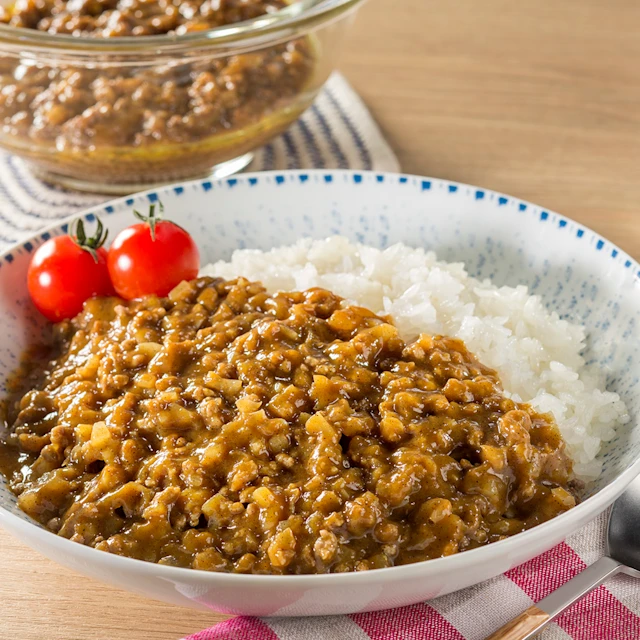 電子レンジで作る!キーマカレー