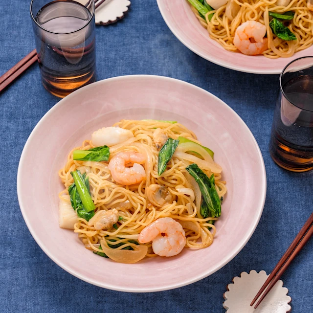 シーフードミックスで!海鮮焼きそば