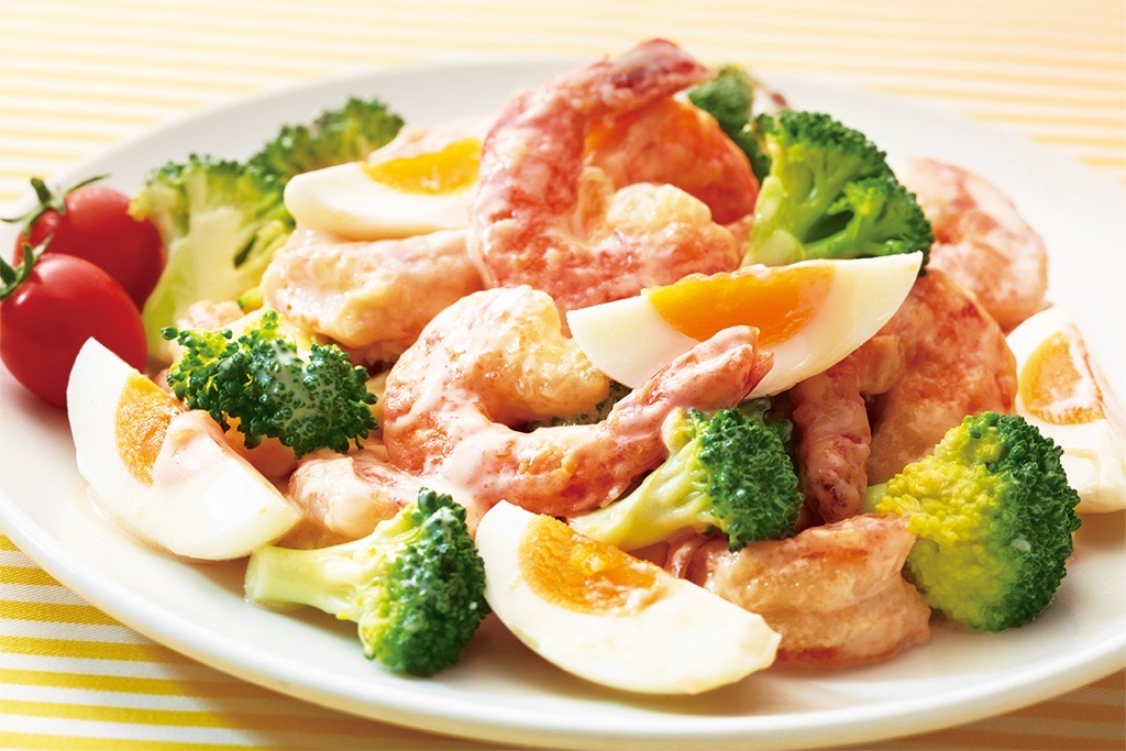 揚げずに簡単 ブラックタイガーでつくる本格エビマヨ