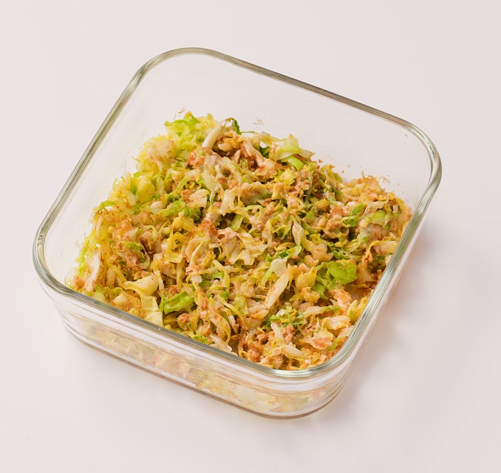 キャベツのごまダレサラダ