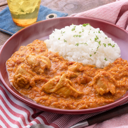 ごろっとチキンのバターチキントマトカレー