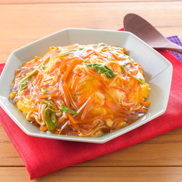彩り天津飯