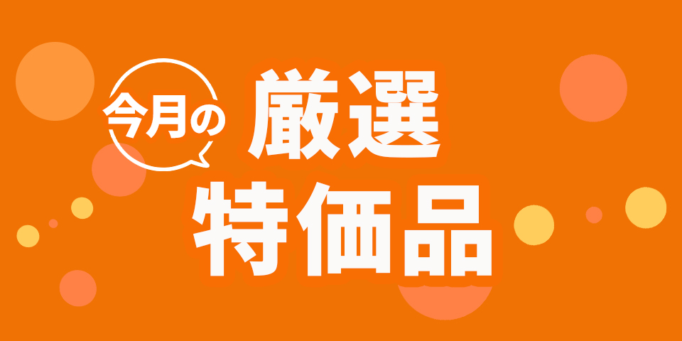 今月の厳選特価品
