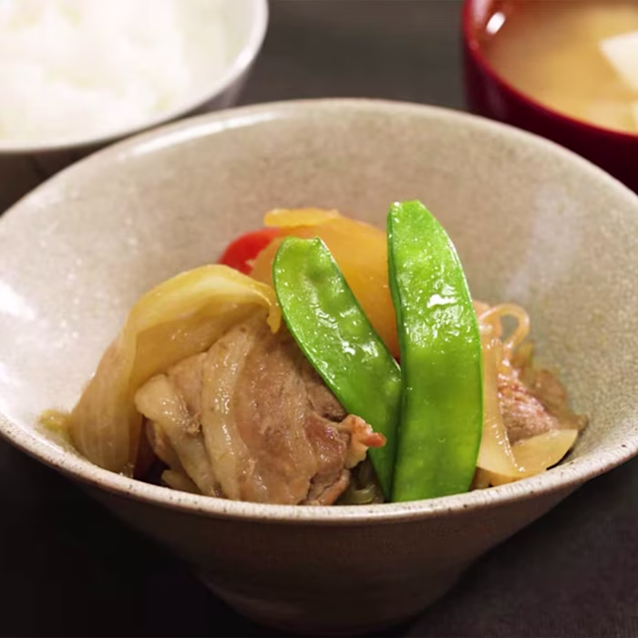 豚バラ肉の肉じゃが