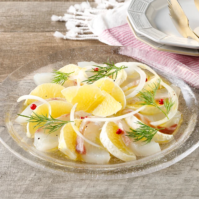 汐はるかと真鯛のカルパッチョ