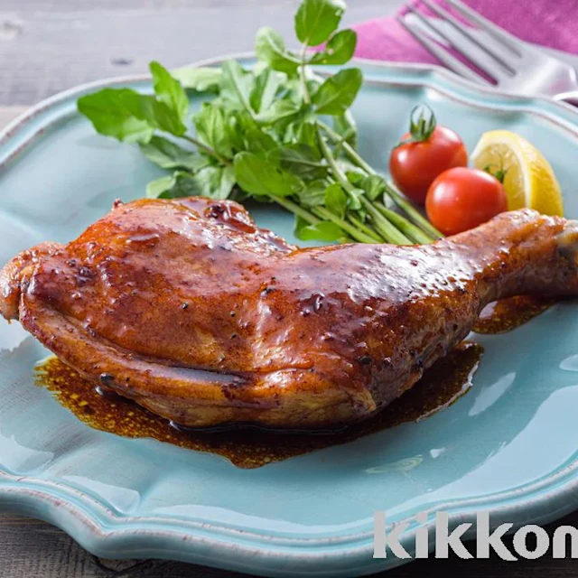 フライパンで簡単・ローストチキン【しょうゆとみりんで味付け絶品】