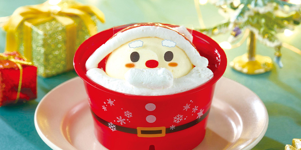 サンタのいちごショートケーキ