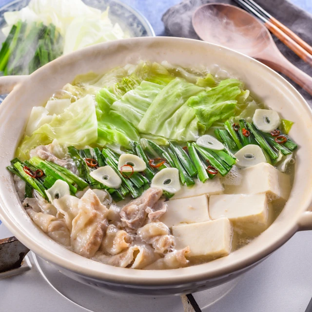 家にある調味料で!豚バラとキャベツのにんにく塩鍋