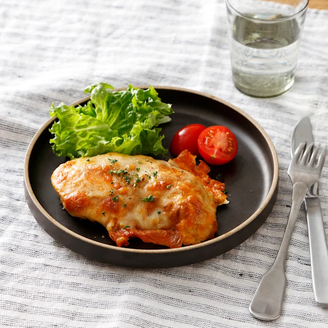 サラダチキンのチーズ焼き