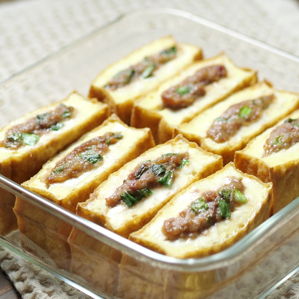 厚揚げ餃子