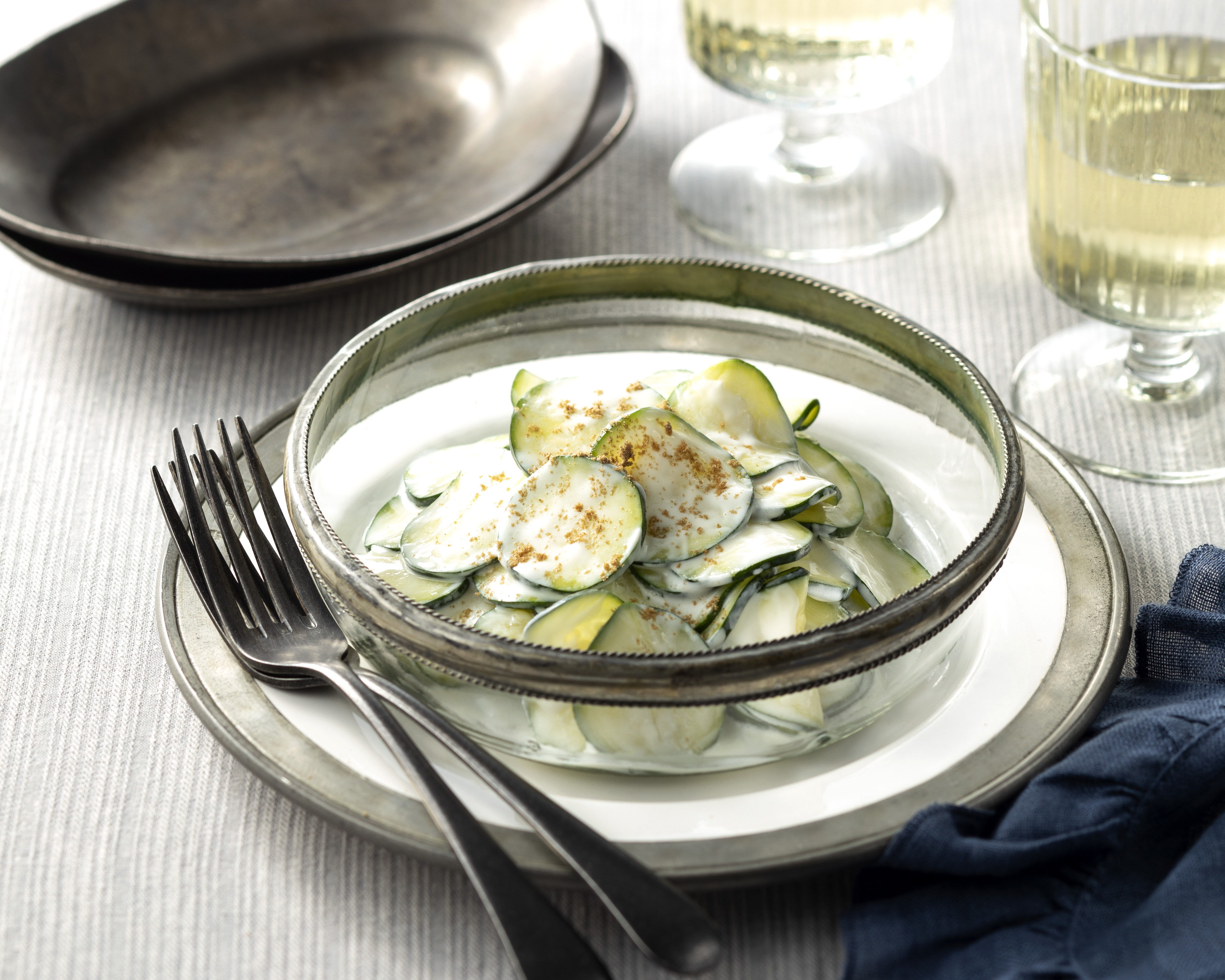 ズッキーニのヨーグルトサラダ