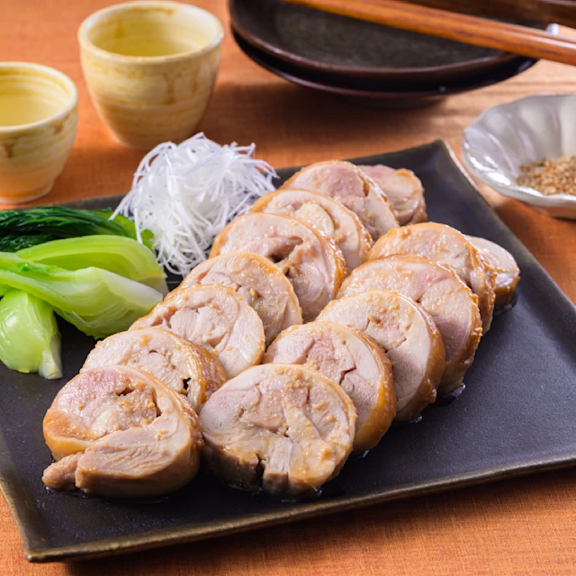 レンジで簡単!巻いて鶏チャーシュー!