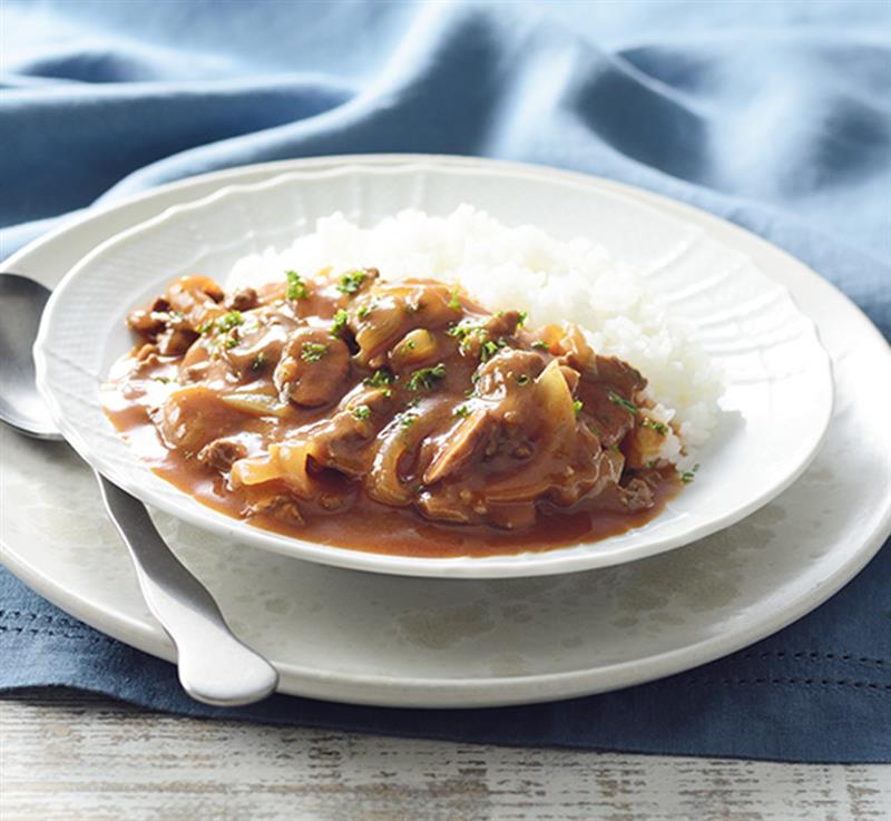 たっぷりたまねぎのルーなしハヤシライス