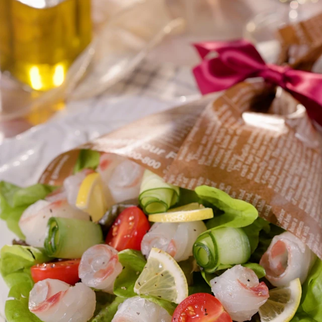 鯛のブーケサラダ