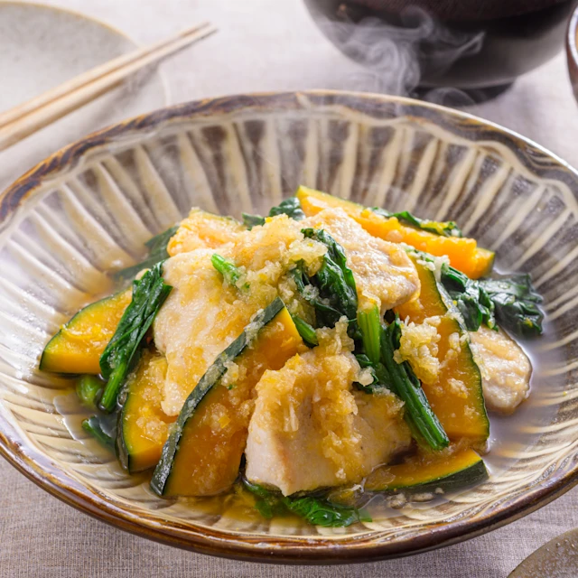 鶏肉のしっとりみぞれ煮