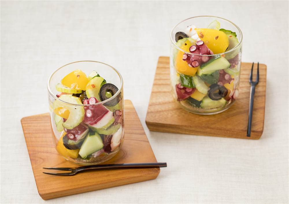 たことセロリのマリネサラダ