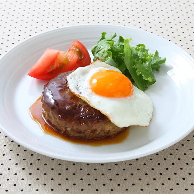 甘酢てりたまハンバーグ
