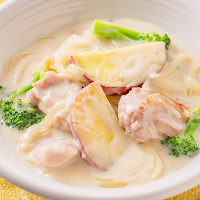 鶏肉とさつまいものクリーム煮