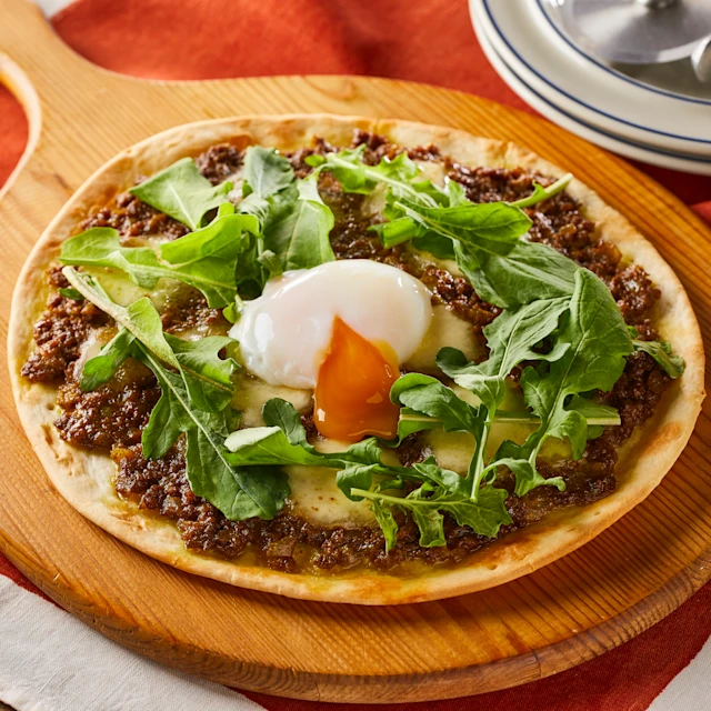 ごちレピライス キーマカレーピザ