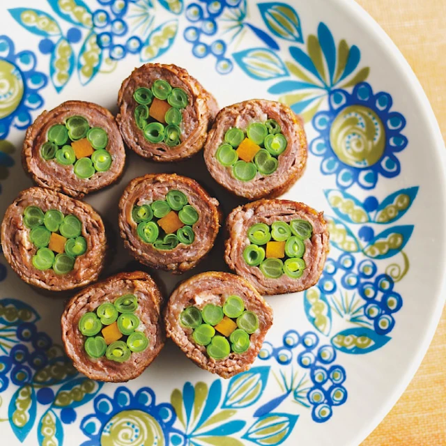 牛肉の野菜巻き