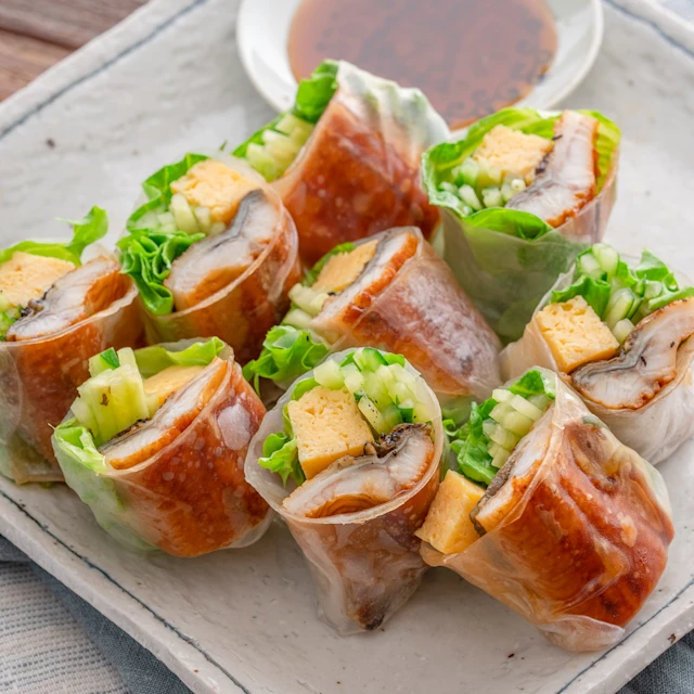 うなぎの生春巻き