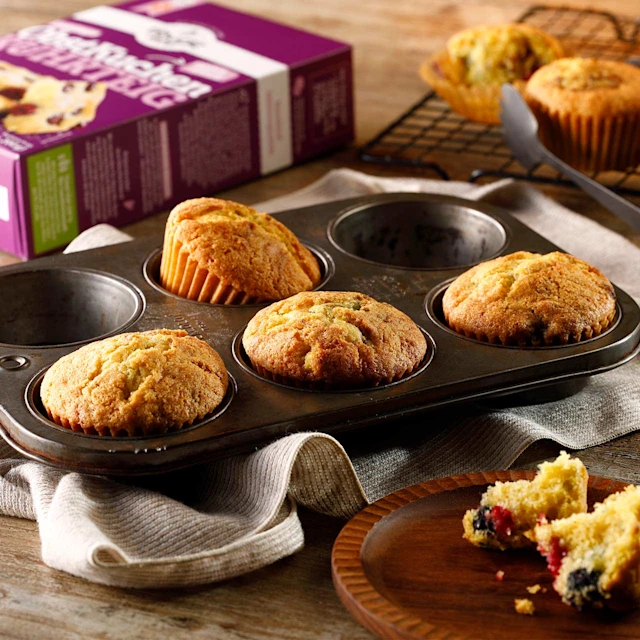 有機グルテンフリー シンプルバニラカップケーキ