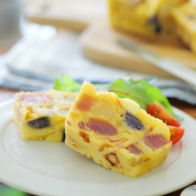 カラフルじゃがいものケークサレ