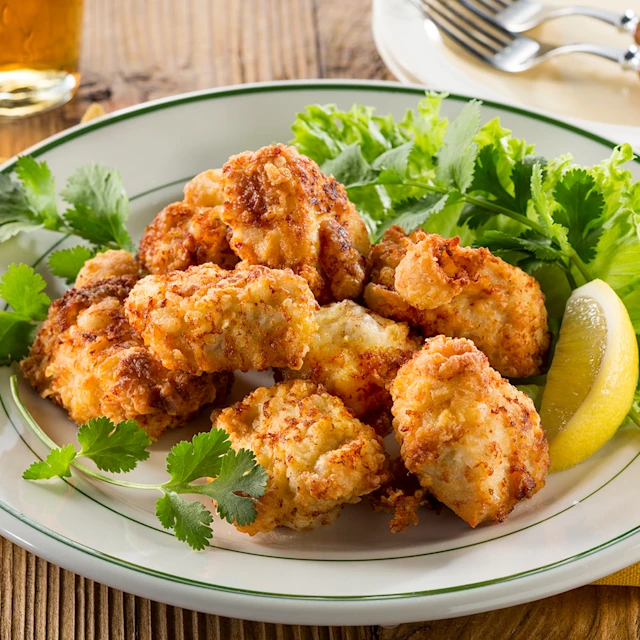 クミン風味のフライドチキン