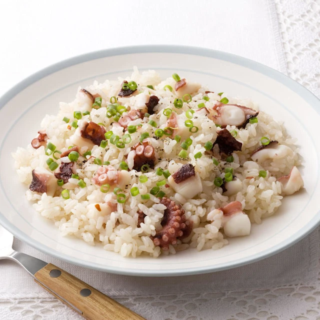 炊飯器でかんたん!ガーリック風たこめし