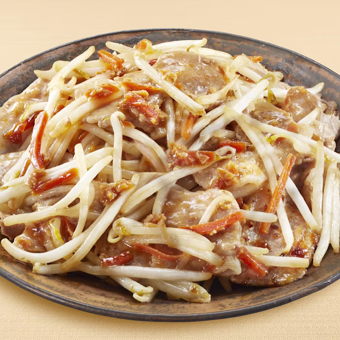 もやしのにんにく醤油炒め