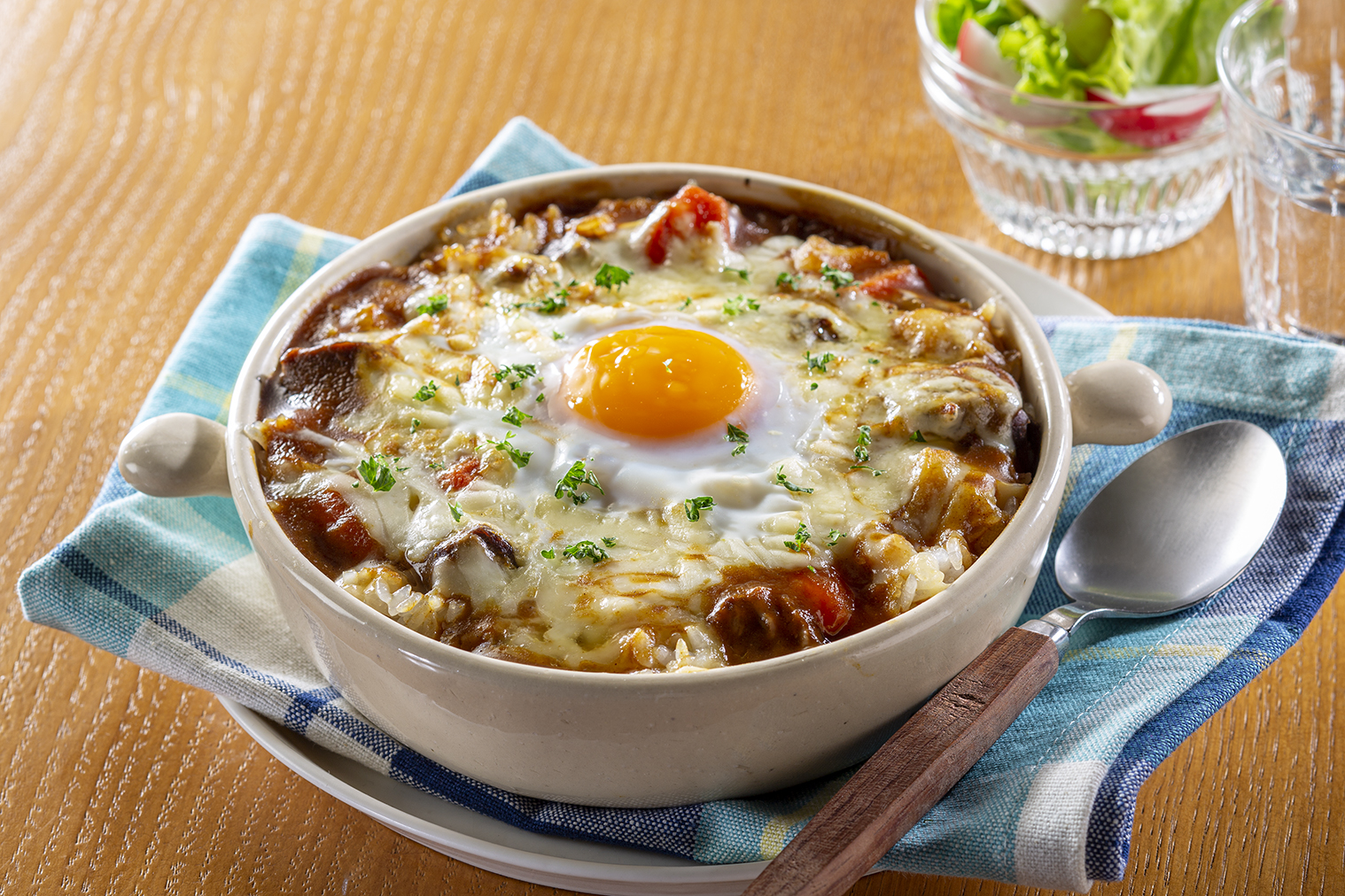 カレーをリメイク 焼きカレー