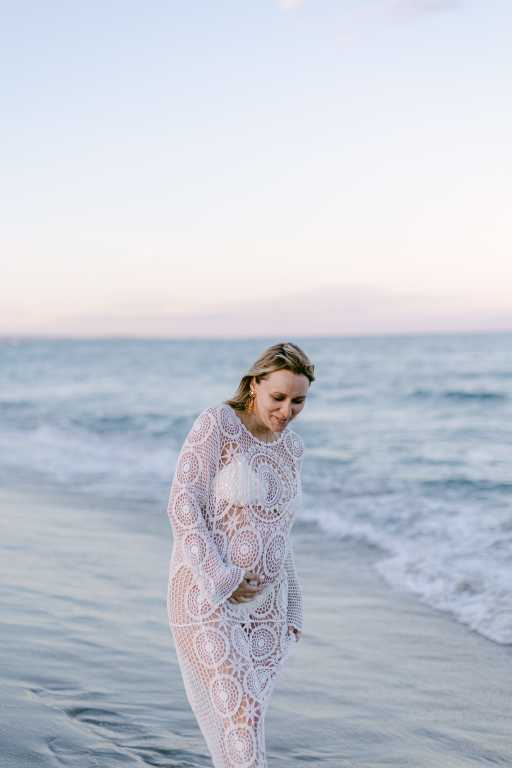 Photographe grossesse à la plage La Franqui