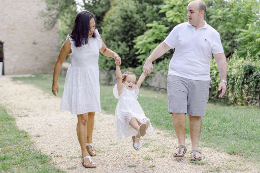 Séance photo famille dans l'Aude