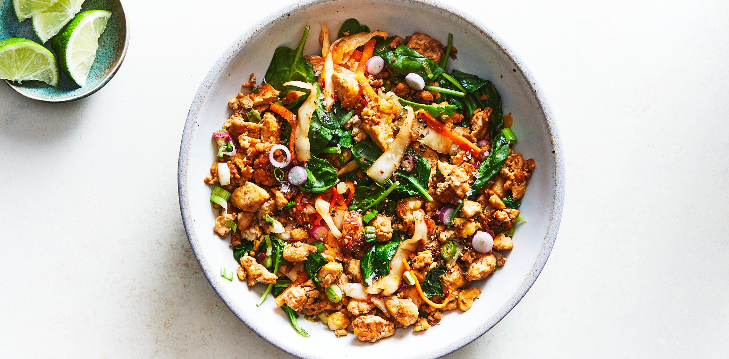 Kimchi Tofu Scramble Furthermore