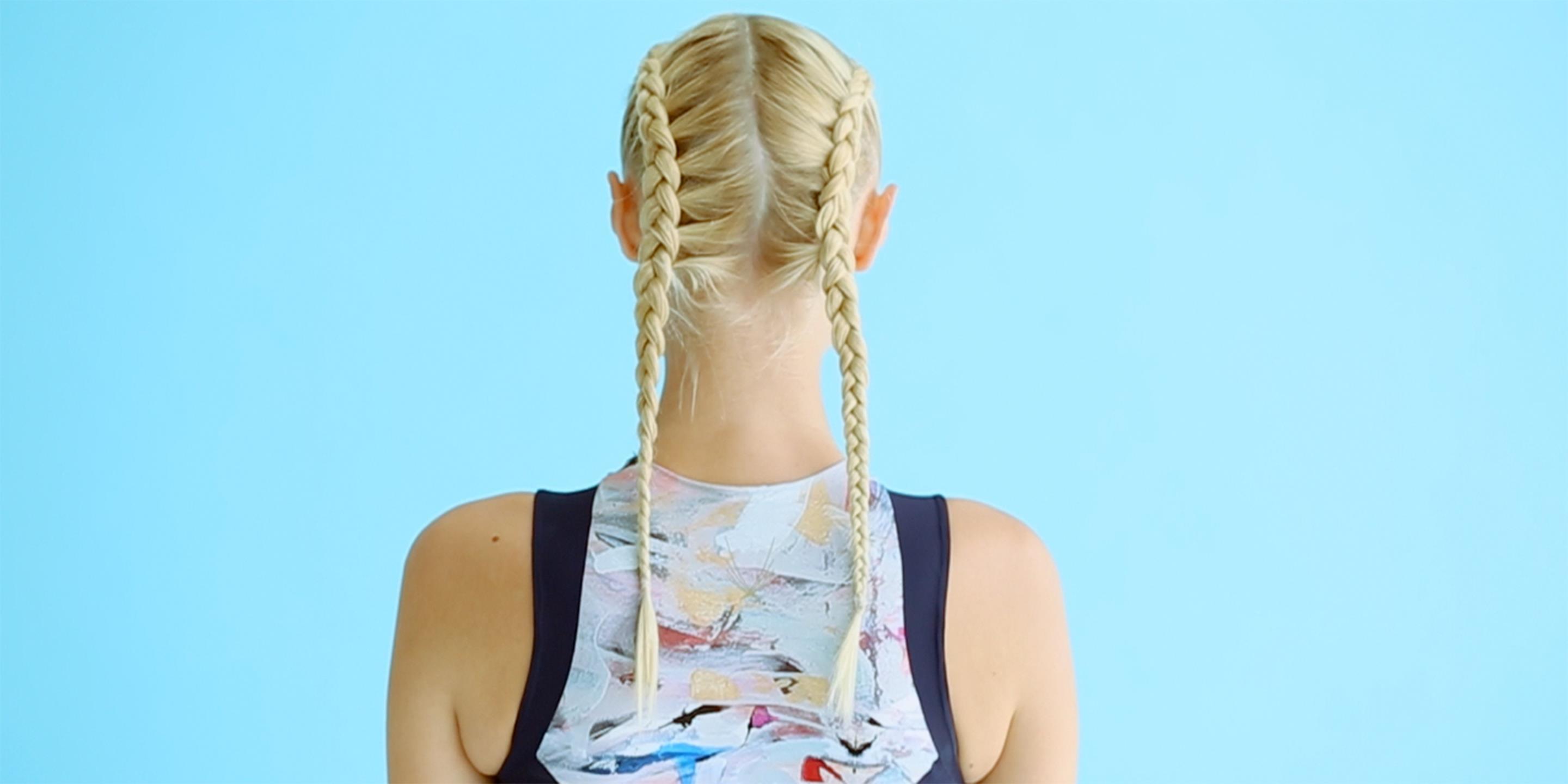 Gym Hair How To Double Dutch Braids Furthermore