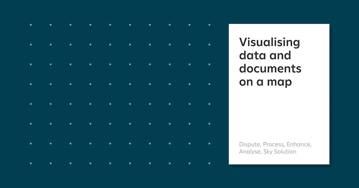 Visualising data and documents on a map — Sky Discovery